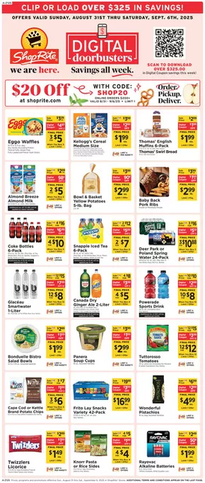 ShopRite catalogue in Lawrenceburg TN | Our best offers for you | 2025-08-28T00:00:00.000Z - 2025-09-06T00:00:00.000Z