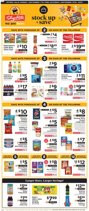 ShopRite catalogue in Old Bridge NJ | Save now with our deals | 2025-09-04T00:00:00.000Z - 2025-09-13T00:00:00.000Z