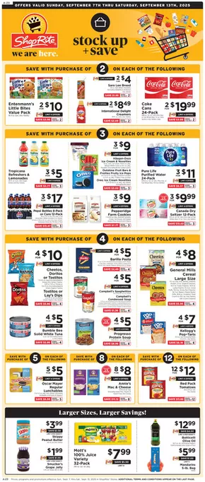 ShopRite catalogue in Norwalk CT | Offers for bargain hunters | 2025-09-04T00:00:00.000Z - 2025-09-13T00:00:00.000Z