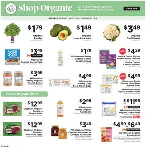 ShopRite catalogue in Richardson TX | Shop Organic | 2025-08-28T00:00:00.000Z - 2025-09-06T00:00:00.000Z