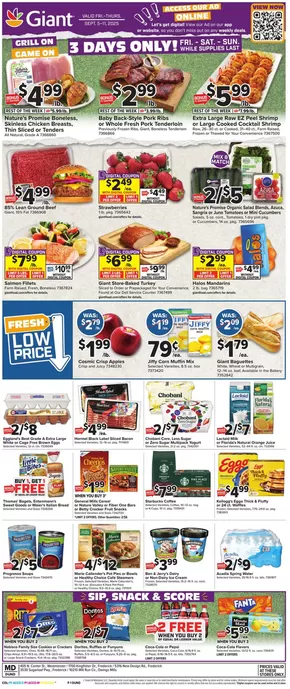 Giant Food catalogue in Coplay PA | Exclusive deals and bargains | 2025-09-05T00:00:00.000Z - 2025-09-11T00:00:00.000Z