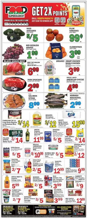 Food Bazaar catalogue in Jackson Heights NY | Great discounts on selected products | 2025-09-04T00:00:00.000Z - 2025-09-10T00:00:00.000Z