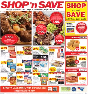Shop 'n Save catalogue | Great discounts on selected products | 2025-09-04T00:00:00.000Z - 2025-09-18T00:00:00.000Z