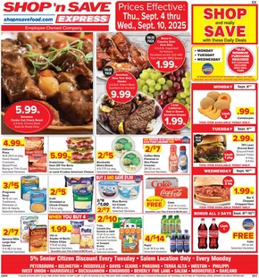 Shop 'n Save catalogue | Current special promotions | 2025-09-04T00:00:00.000Z - 2025-09-18T00:00:00.000Z