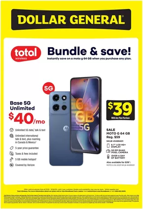 Dollar General catalogue in Hartford AL | Great discounts on selected products | 2025-08-17T00:00:00.000Z - 2025-09-20T00:00:00.000Z
