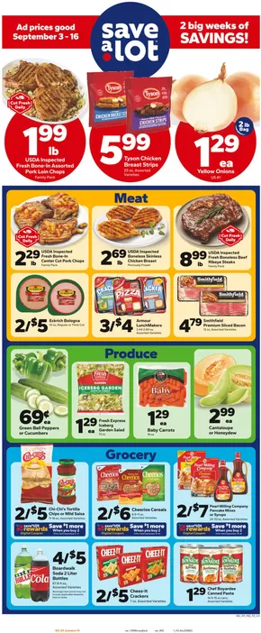 Save a Lot catalogue in Jackson MS | Great discounts on selected products | 2025-09-03T00:00:00.000Z - 2025-09-16T00:00:00.000Z