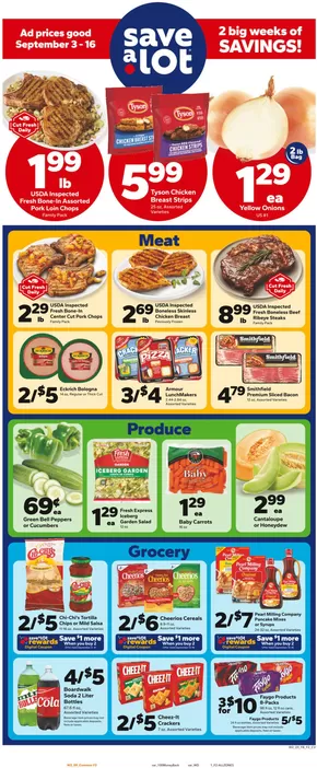 Save a Lot catalogue in Silver Creek NY | Current special promotions | 2025-09-03T00:00:00.000Z - 2025-09-16T00:00:00.000Z