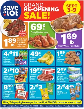 Save a Lot catalogue in Silver Creek NY | New offers to discover | 2025-09-03T00:00:00.000Z - 2025-09-09T00:00:00.000Z