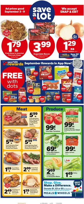 Save a Lot catalogue in Silver Creek NY | Current bargains and offers | 2025-09-03T00:00:00.000Z - 2025-09-09T00:00:00.000Z