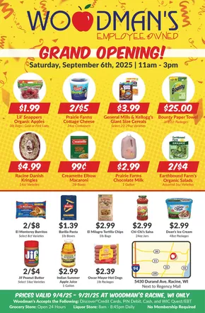 Woodman's catalogue | Save now with our deals | 2025-09-05T00:00:00.000Z - 2025-09-19T00:00:00.000Z