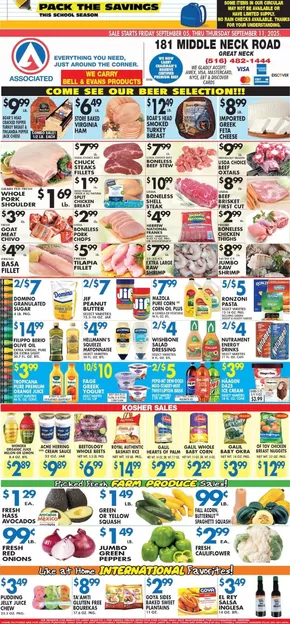 Associated catalogue in College Point NY | Our best deals for you | 2025-09-05T00:00:00.000Z - 2025-09-19T00:00:00.000Z