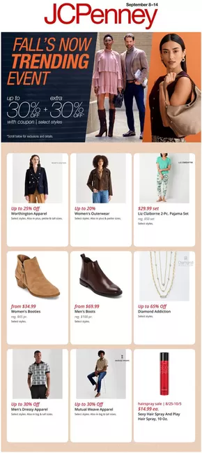 JC Penney catalogue in Vancouver WA | Store Ads | 2025-09-08T00:00:00.000Z - 2025-09-14T00:00:00.000Z