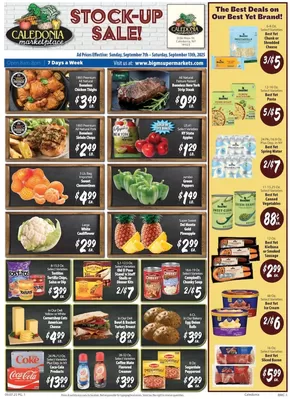 BigM Supermarkets catalogue in Elkland PA | Current special promotions | 2025-09-07T00:00:00.000Z - 2025-09-21T00:00:00.000Z