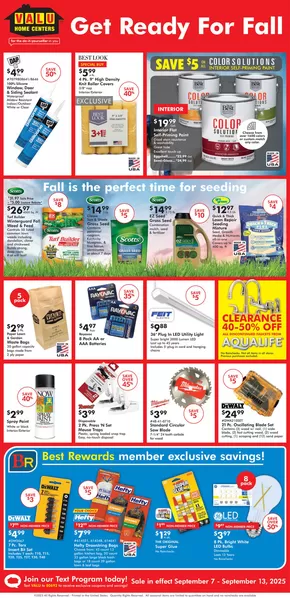 Valu Home Centers catalogue in Westby WI | Valu Home Centers weekly ad | 2025-09-07T00:00:00.000Z - 2025-09-13T00:00:00.000Z
