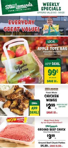 Stew Leonard's catalogue in Virginia Beach VA | Top offers for all bargain hunters | 2025-09-08T00:00:00.000Z - 2025-09-22T00:00:00.000Z