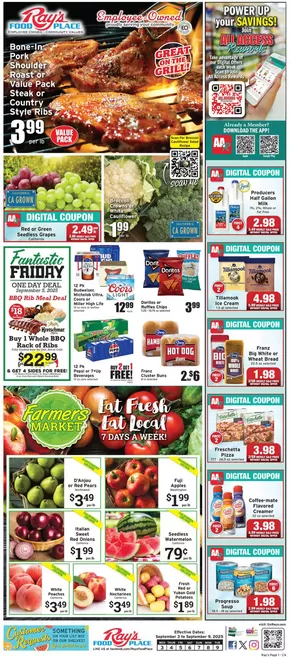 Ray's Food catalogue | Current special promotions | 2025-09-08T00:00:00.000Z - 2025-09-22T00:00:00.000Z