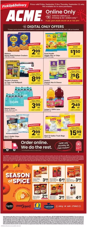 ACME catalogue in Fair Haven NJ | Acme Markets - SP | 2025-09-05T00:00:00.000Z - 2025-09-11T00:00:00.000Z
