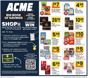 ACME catalogue in Thornton PA | Acme Markets - BBS | 2025-09-05T00:00:00.000Z - 2025-10-02T00:00:00.000Z