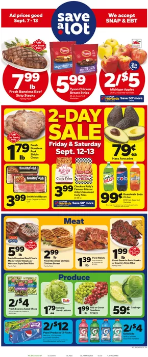 Save a Lot catalogue in Jackson MS | Current bargains and offers | 2025-09-07T00:00:00.000Z - 2025-09-13T00:00:00.000Z