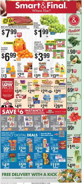 Smart & Final catalogue in Northridge CA | Exclusive bargains | 2025-09-09T00:00:00.000Z - 2025-09-11T00:00:00.000Z