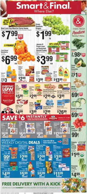 Smart & Final catalogue in Pasadena CA | Exclusive bargains | 2025-09-09T00:00:00.000Z - 2025-09-11T00:00:00.000Z