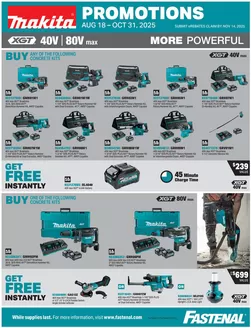 Fastenal catalogue in Lincolnton NC | Fastenal Makita Q3 Promo | 2025-09-01T00:00:00.000Z - 2025-12-31T00:00:00.000Z