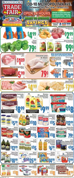 Trade Fair Supermarket catalogue in Jackson Heights NY | Top deals and discounts | 2025-09-09T00:00:00.000Z - 2025-09-23T00:00:00.000Z