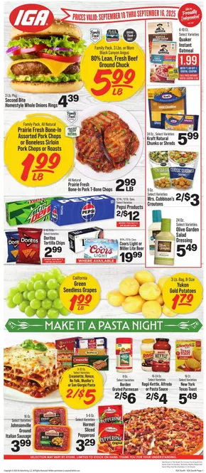 IGA catalogue in Duluth GA | Current deals and offers | 2025-09-10T00:00:00.000Z - 2025-09-16T00:00:00.000Z
