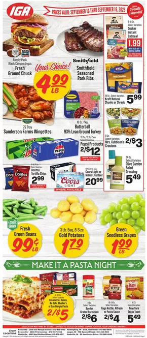 IGA catalogue in Munising MI | Exclusive deals for our customers | 2025-09-10T00:00:00.000Z - 2025-09-16T00:00:00.000Z