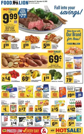Food Lion catalogue in Surf City NC | Exclusive bargains | 2025-09-10T00:00:00.000Z - 2025-09-16T00:00:00.000Z