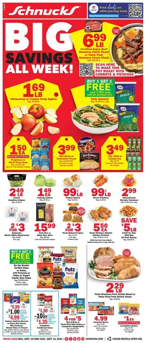Schnucks catalogue | Great offer for all customers | 2025-09-10T00:00:00.000Z - 2025-09-16T00:00:00.000Z