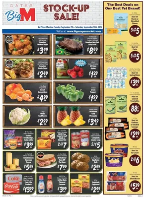 BigM Supermarkets catalogue in De Ruyter NY | Top deals for all customers | 2025-09-09T00:00:00.000Z - 2025-09-23T00:00:00.000Z