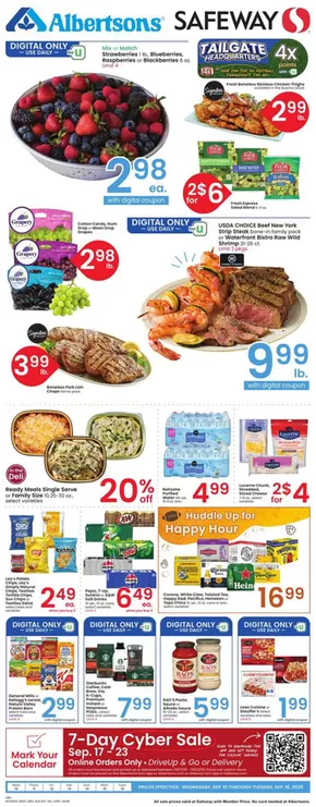 Current special promotions