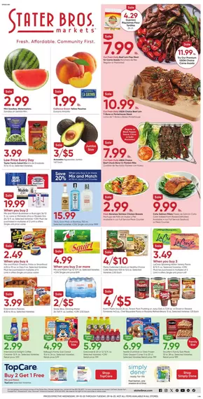 Stater Bros catalogue in Cathedral City CA | Discover attractive offers | 2025-09-10T00:00:00.000Z - 2025-09-16T00:00:00.000Z