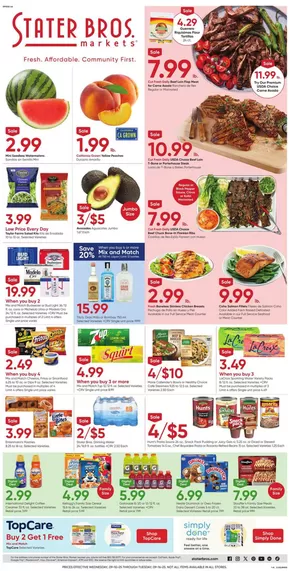 Stater Bros catalogue in Cathedral City CA | Top deals and discounts | 2025-09-10T00:00:00.000Z - 2025-09-16T00:00:00.000Z