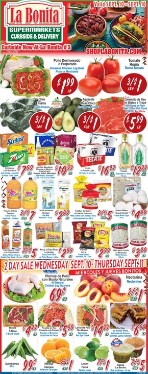 La Bonita Supermarkets catalogue in Las Vegas NV | Great discounts on selected products | 2025-09-10T00:00:00.000Z - 2025-09-24T00:00:00.000Z