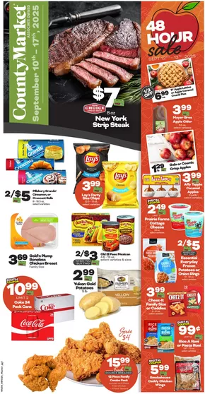 County Market catalogue in Quincy IL | Current special promotions | 2025-09-10T00:00:00.000Z - 2025-09-17T00:00:00.000Z