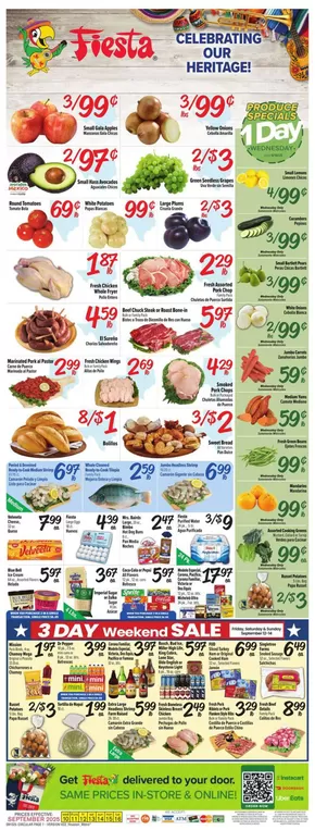 Fiesta Mart catalogue in Austin TX | Current bargains and offers | 2025-09-10T00:00:00.000Z - 2025-09-16T00:00:00.000Z