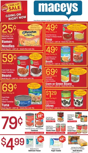 Maceys catalogue | Our best deals for you | 2025-09-01T00:00:00.000Z - 2025-09-17T00:00:00.000Z