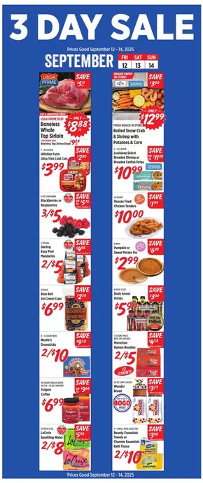 Rouses catalogue in Houma LA | Current special promotions | 2025-09-10T00:00:00.000Z - 2025-09-17T00:00:00.000Z