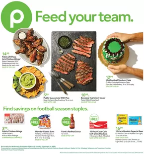 Publix catalogue | Our best bargains | 2025-09-10T00:00:00.000Z - 2025-09-16T00:00:00.000Z
