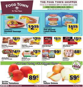 Food Town catalogue in Highlands TX | Food Town Advo Circular | 2025-09-10T00:00:00.000Z - 2025-09-24T00:00:00.000Z