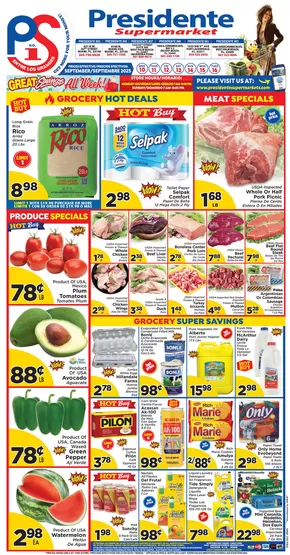 Presidente catalogue in Miami FL | Current special promotions | 2025-09-11T00:00:00.000Z - 2025-09-25T00:00:00.000Z