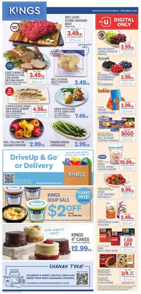 Kings Food Markets catalogue in Verona NJ | Weekly Ad | 2025-09-12T00:00:00.000Z - 2025-09-18T00:00:00.000Z