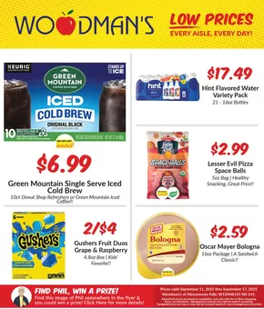 Woodman's catalogue | Top deals and discounts | 2025-09-11T00:00:00.000Z - 2025-09-25T00:00:00.000Z