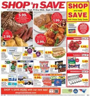 Shop 'n Save catalogue in Mckeesport PA | Wide range of offers | 2025-09-11T00:00:00.000Z - 2025-09-25T00:00:00.000Z