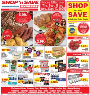 Shop 'n Save catalogue in Houtzdale PA | New offers to discover | 2025-09-11T00:00:00.000Z - 2025-09-25T00:00:00.000Z