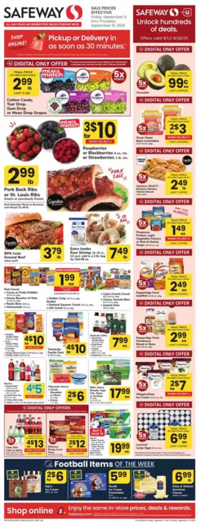 Safeway catalogue in Falls Church VA | Attractive special offers for everyone | 2025-09-12T00:00:00.000Z - 2025-09-18T00:00:00.000Z