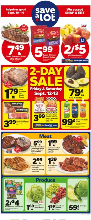 Save a Lot catalogue in Loyall KY | Top offers for smart savers | 2025-09-10T00:00:00.000Z - 2025-09-16T00:00:00.000Z