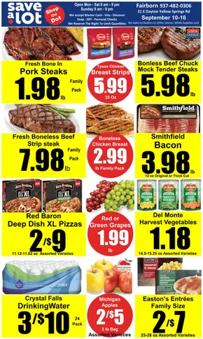 Save a Lot catalogue in Loyall KY | Current bargains and offers | 2025-09-10T00:00:00.000Z - 2025-09-16T00:00:00.000Z